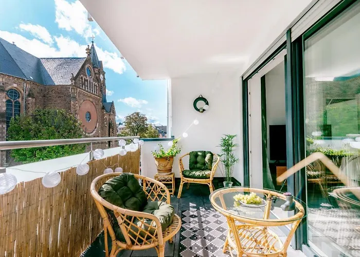 Gruene Wohnoase - Stilvoll - Balkonidylle - Zentrum アパート *