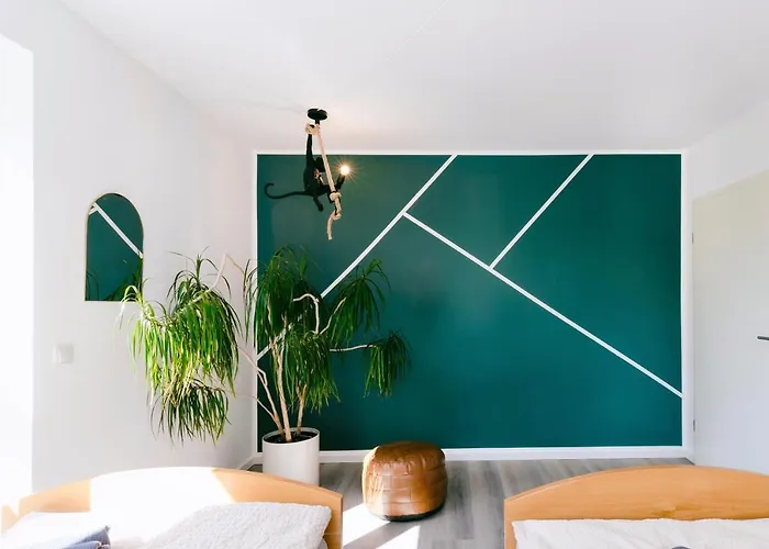 Gruene Wohnoase - Stilvoll - Balkonidylle - Zentrum Apartamento