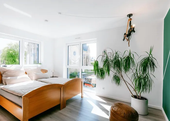 Gruene Wohnoase - Stilvoll - Balkonidylle - Zentrum Apartamento *